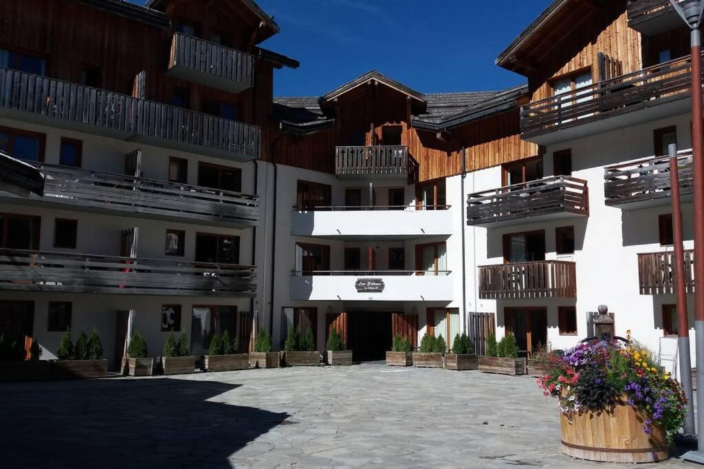 Chaleureux Appartement Au Coeur Des Orres 1800, Menage Compris Les Orres Bagian luar foto